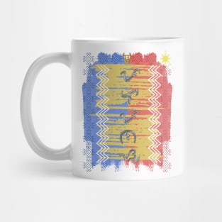 Philippine Flag / Baybayin word Pilipinas (Philippines) Mug